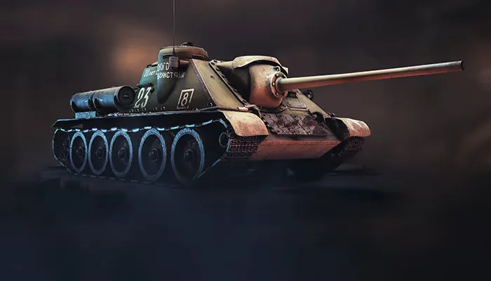 SU-85M "20 years of Soviet Uzbekistan"